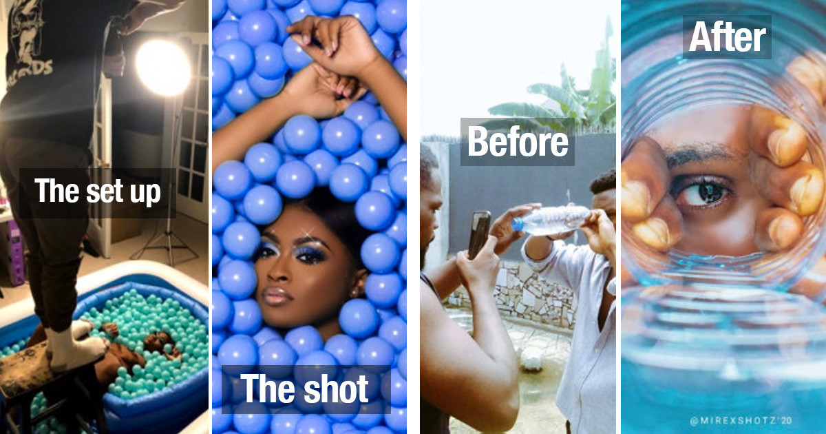 Interesting Examples Of Behind The Scenes Photo Setups And The Results