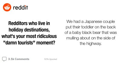 People Who Live In Popular Tourist Destinations Share Those “Damn Tourists” Moments