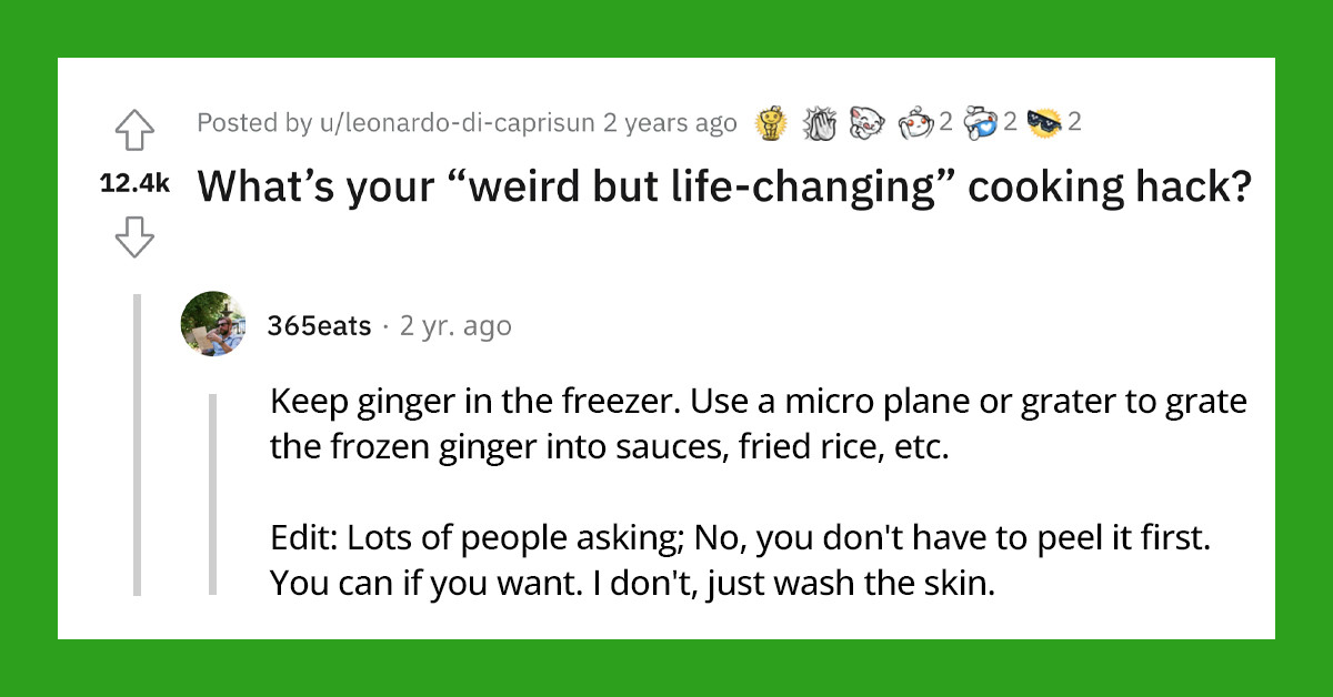Redditors Recommend Simple But Surprising Cooking Hacks Everyone Could Try