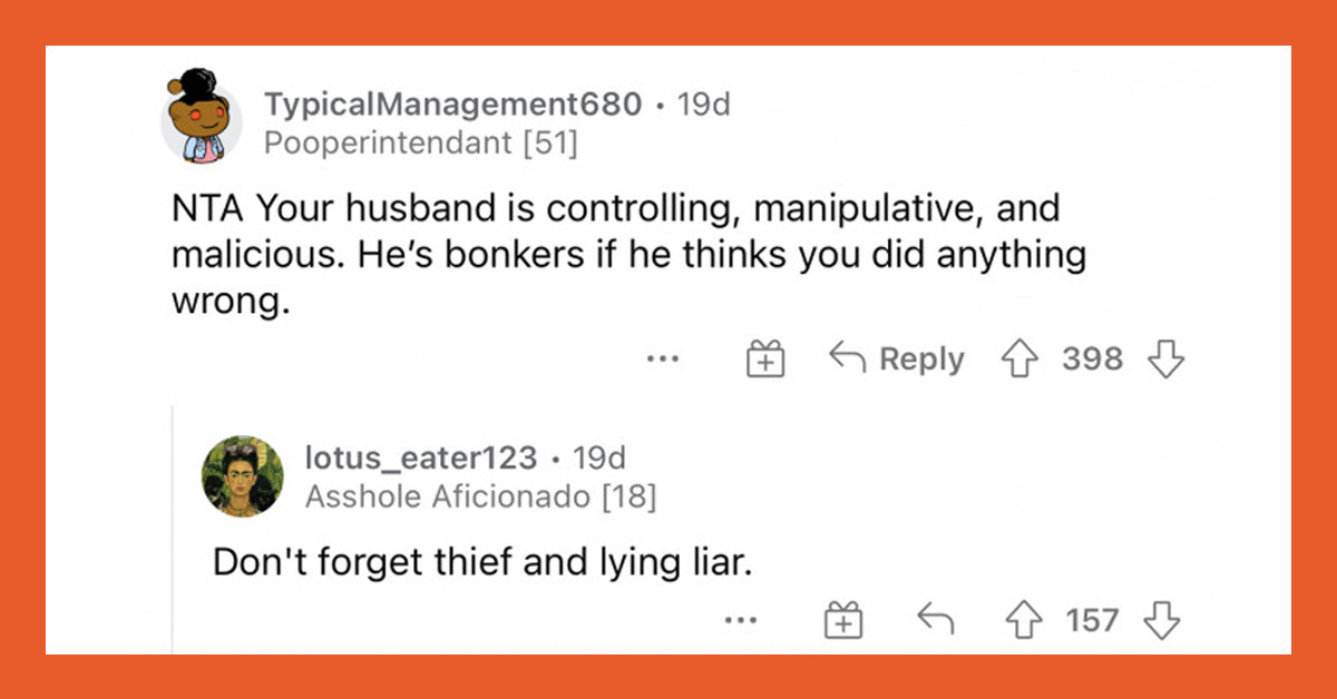 Mother Tells Son a "Secret" That Her Husband Told Her Not to Tell, and Now It's Causing Problems