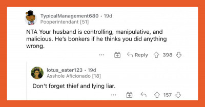 Mother Tells Son a "Secret" That Her Husband Told Her Not to Tell, and Now It's Causing Problems