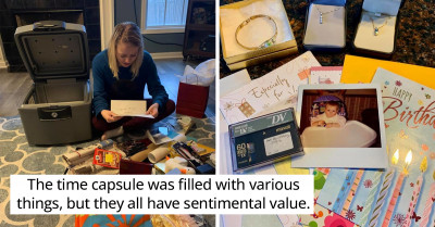 Daughter Receives Perfect 18th Birthday Gift; A Time Capsule Made By Her Family
