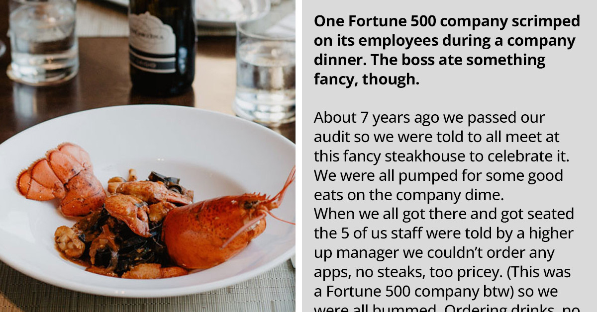 30 Times Management Had The Audacity To Require Their Employees To Pay For Their Company's Celebratory Meals