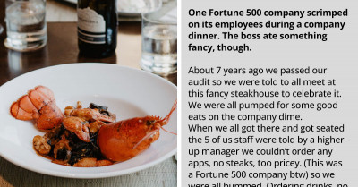 30 Times Management Had The Audacity To Require Their Employees To Pay For Their Company's Celebratory Meals