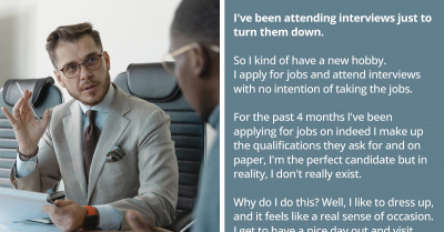 Clever Man Flips the Script on Recruiters and Attends Job Interviews as a Hobby for Positions He Doesn't Plan on Accepting