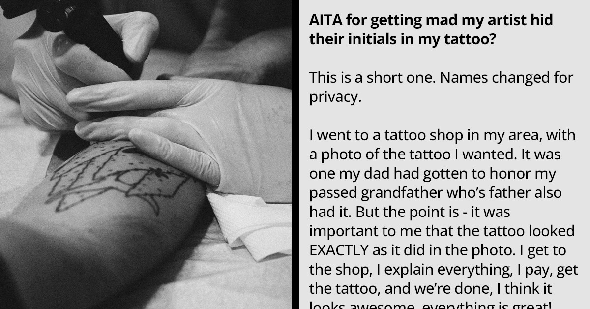 Reddit User Asks For Advice After Being Branded By A Tattoo Artist