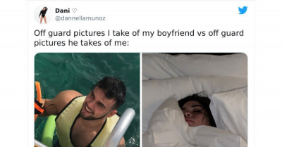 Women Share “Pics I Take Of My Boyfriend Vs. Pics He Takes Of Me” Contrasts, And They Are Hilarious
