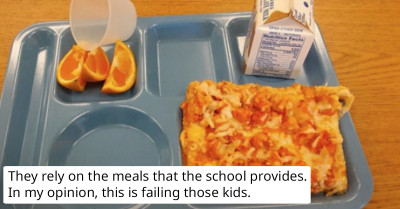 NY Father Shares Photos Of His Son's Ridiculous School Lunches, Gets Other Parents Concerned