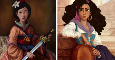 This Talented Artist Has Created Exquisite Realistic Illustrations of Disney Characters