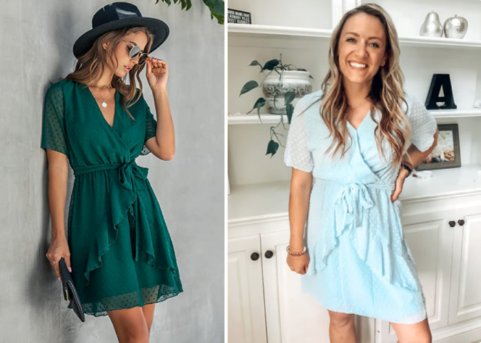 4. Looking at this Swiss Dot, High-Waist Dress, you'll be reminded of the outfit Kate Middleton wore when she introduced her son, Prince George.