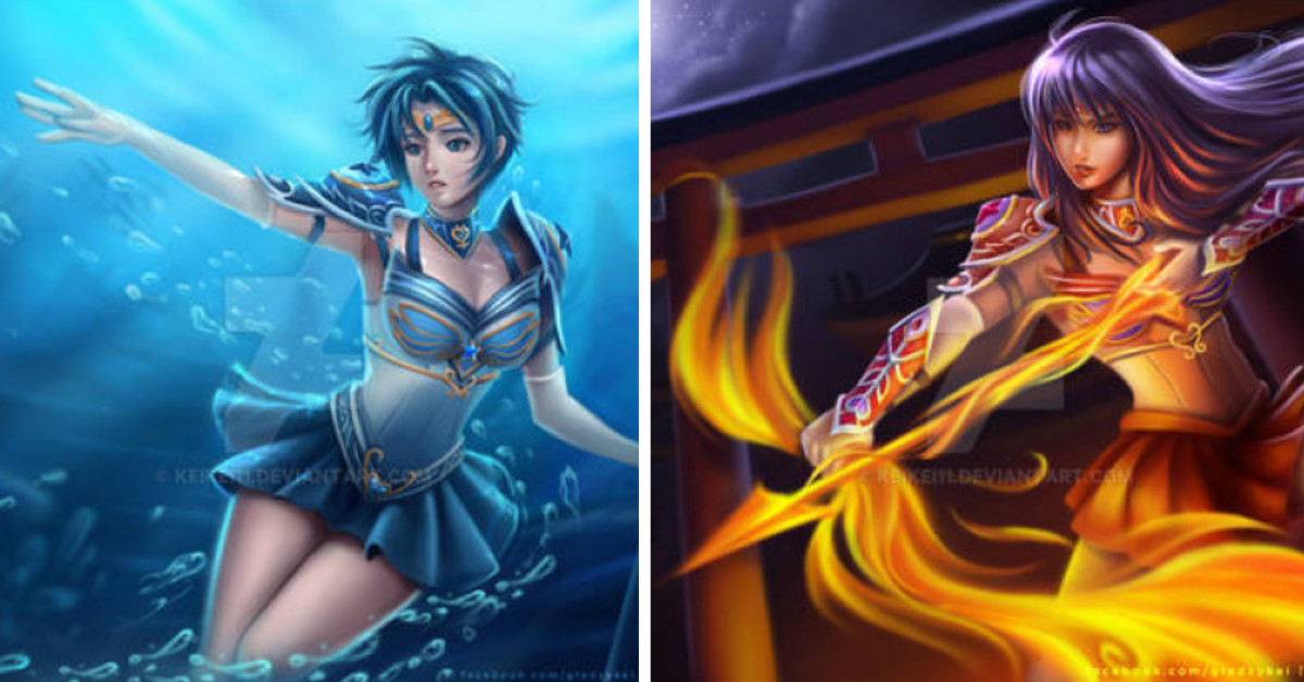 This Multi-talented Artist Has Put Everyone On Notice With Her Awesome Sailor Moon Fantasy Warrior Artwork