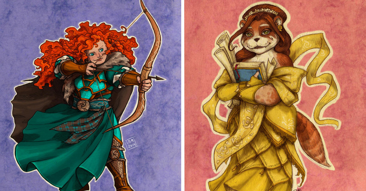 Insanely Talented Artist Mashes Up 23 Disney Characters Into The Warcraft Universe