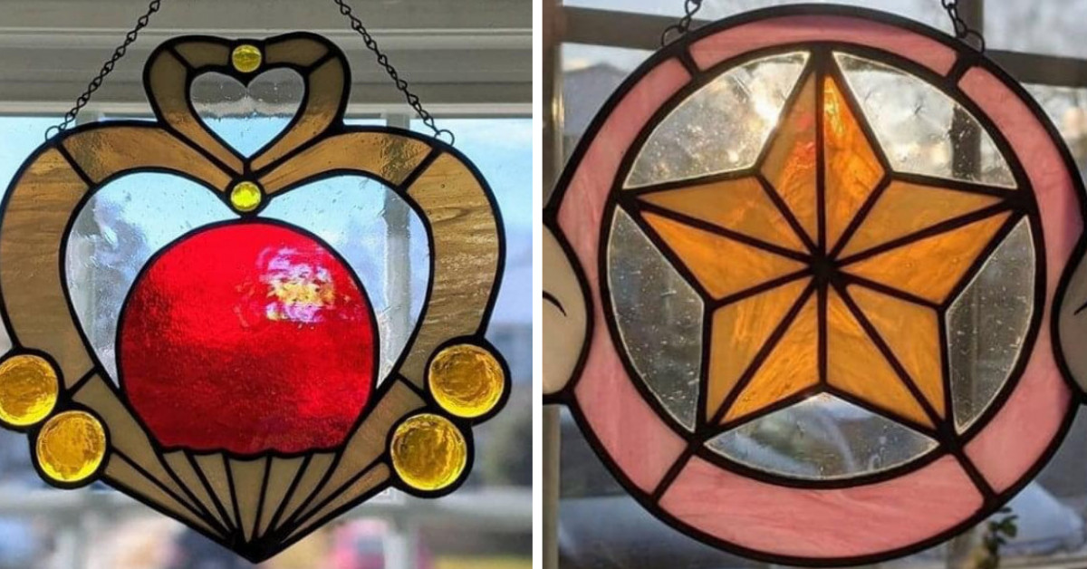 Sailor Moon Inspired Stained Glass Art Is Honestly Impressive