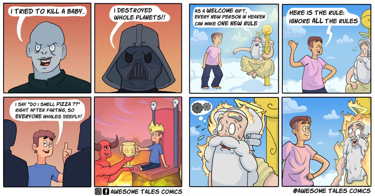 Artist Makes Comics With Unexpected Endings That One Couldn't Even Imagine