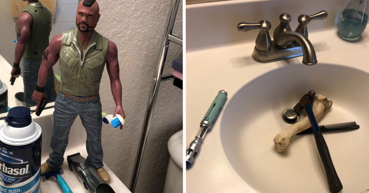 35 Weirdest Things Found in Guys' Bathrooms
