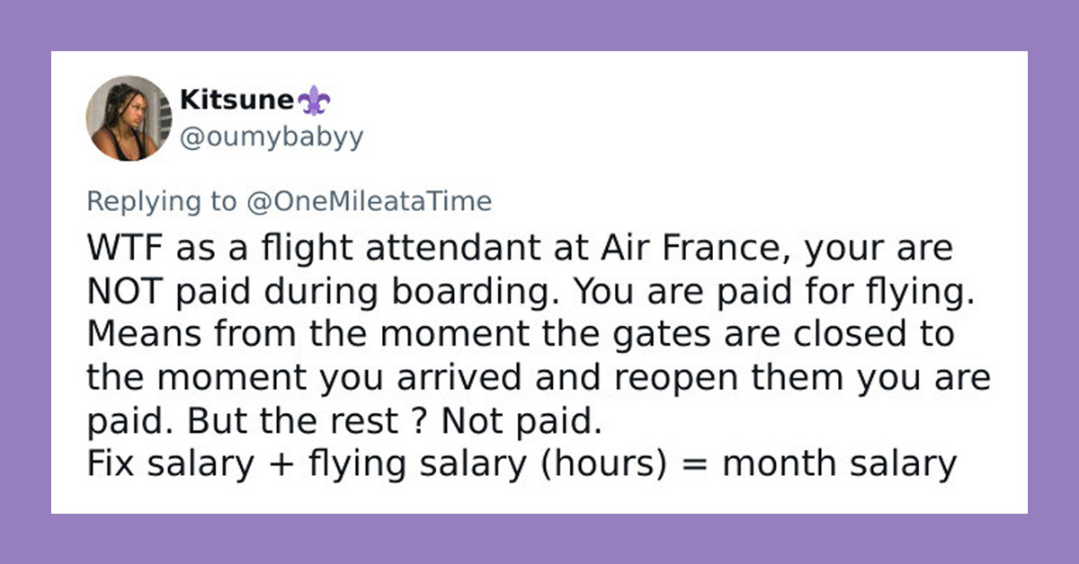 Global Twitter Users Learn That US Flight Attendants Are Only Paid For In-Flight Hours And Passionately Debate The Moral Conundrum Of This Discovery