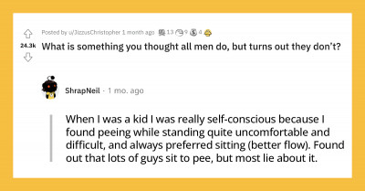 20 Things People Think All Men Do But Actually They Don't