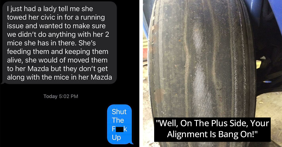 30 Car Repair Professionals Post Pictures To Show What Ridiculous Things They Have To Deal With