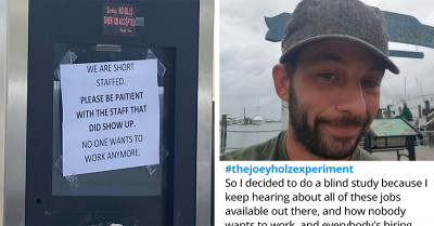 This Guy Applied To 60 Places That Were Hiring To Prove That People Are Willing To Work