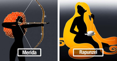 Silhouettes of Iconic Disney Characters Are Still So Easy to Identify Thanks to This Artist's Finer Details