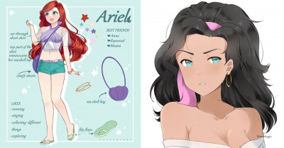 Creative Artist Gives The Niftiest Modern Makeovers To Some Of Our Favorite Disney Princesses