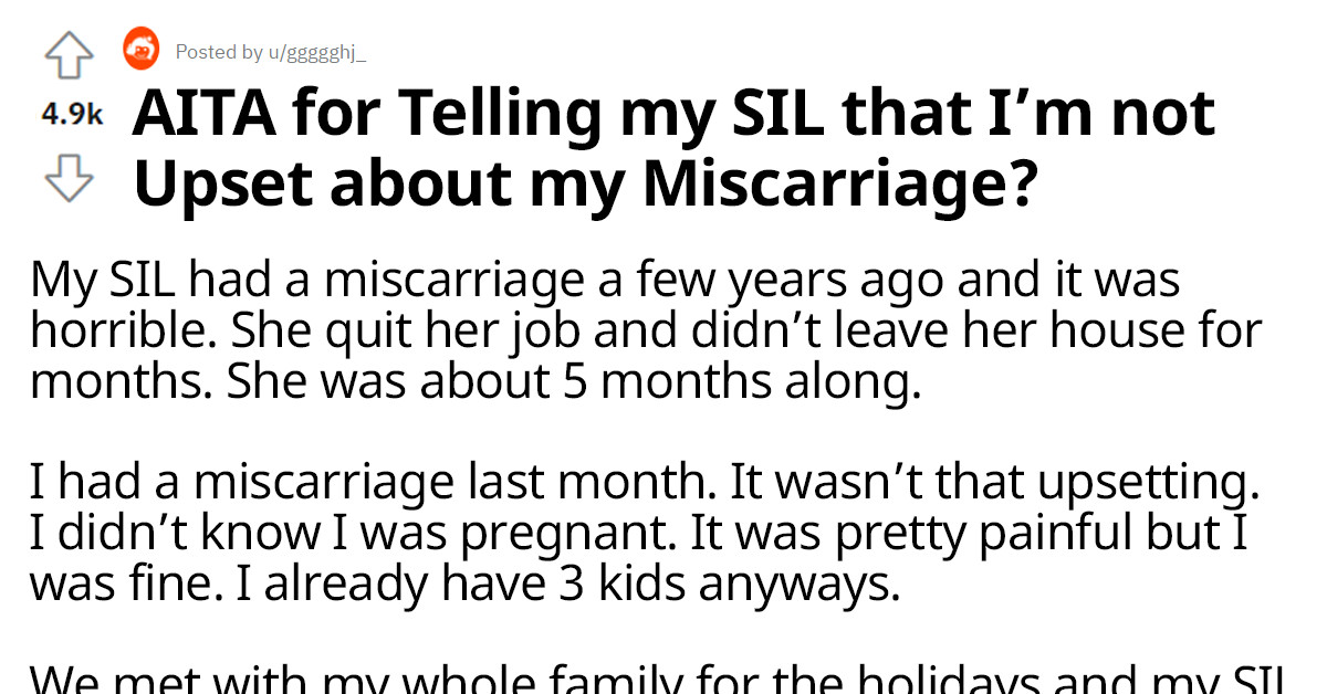 Two Women Butt Heads After Having Wildly Different Miscarriage Experiences