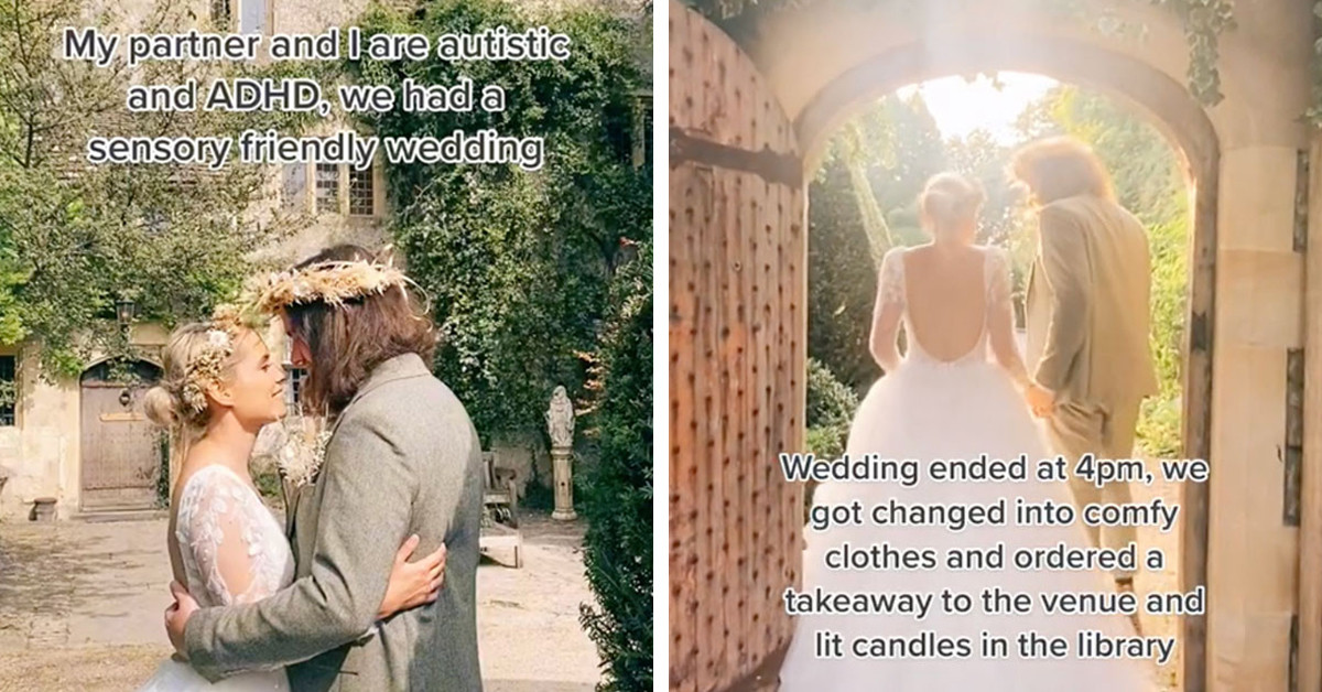 Couple Gets Married In A Sensory-Friendly And Relaxed Ceremony And It's Actually The Best Thing Ever