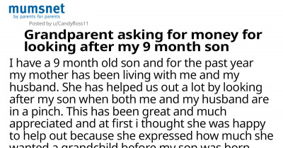 New Mom Takes Her Retired Mother In To Help Out With The Baby, But Now She Wants To Be Paid For It