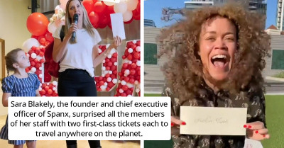 CEO Gifts Each Of Her 500+ Employees Two First-Class Tickets To Any Country Of Their Choice Along With $10,000