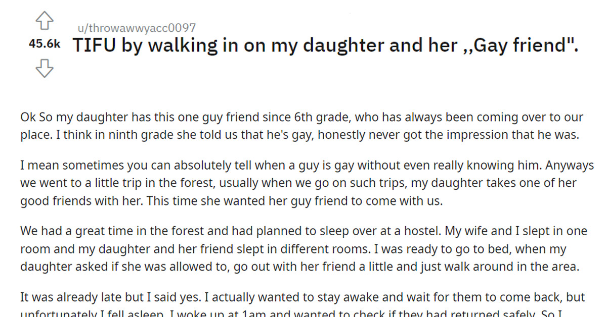 Dad Walks In On His Daughter And Her Supposedly Gay Friend Doing The Nasty And His Reaction Was Hilarious