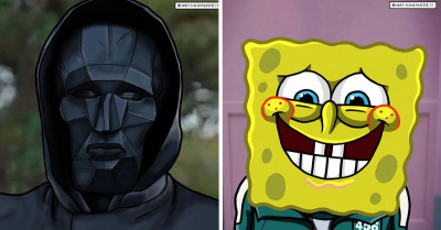 Amazing Squid Game x SpongeBob SquarePants Crossover Is A New Crossover You Never Knew You Needed