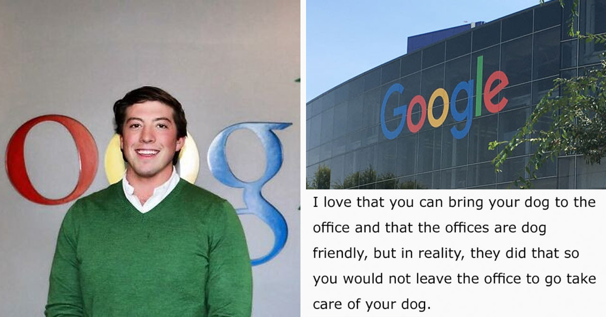 Former Google Employee Uses His Job Examples To Explain How Job Benefits Are Actually A Trick To Make You Work More