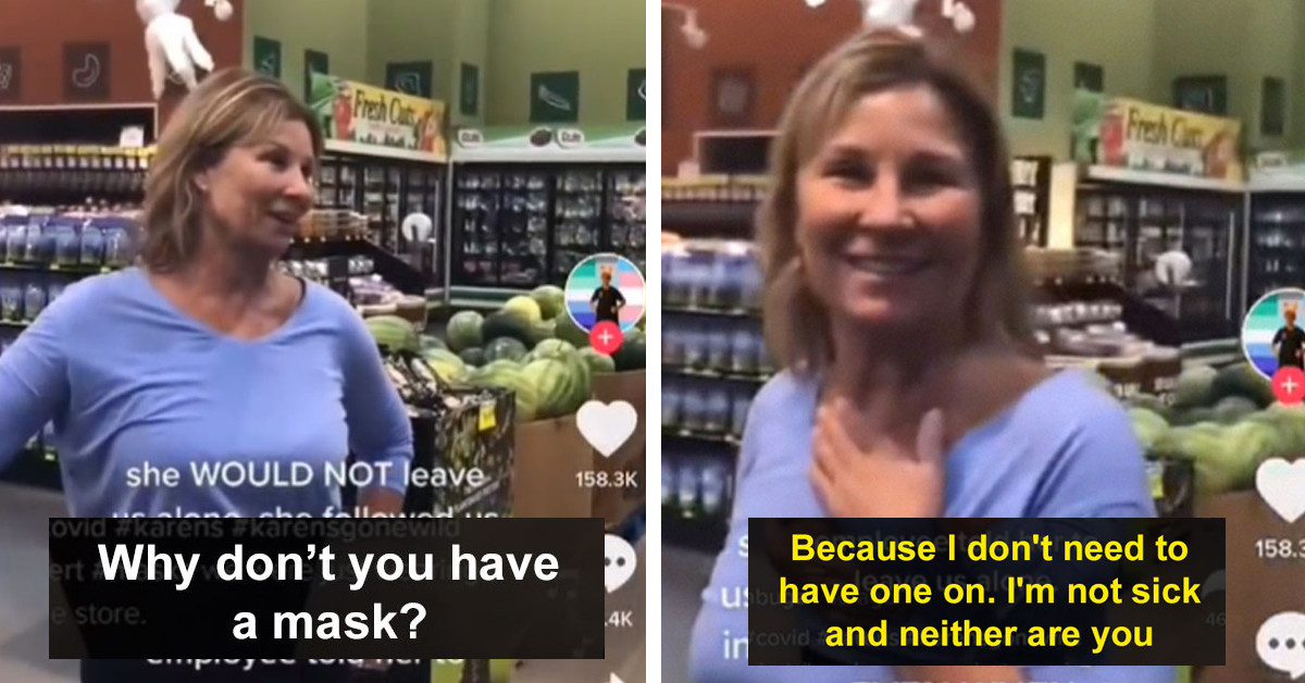 Anti-Masker Karen Fired Because She Followed Woman And Her Child Around The Store And Deliberately Coughed On Them