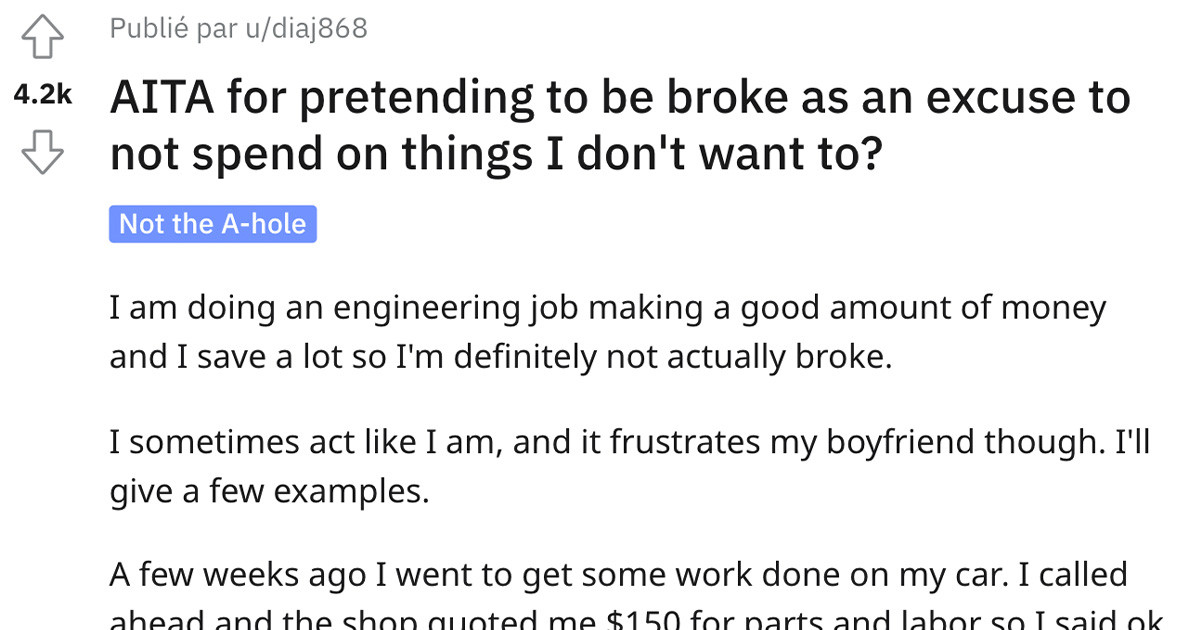 Woman Avoids Paying For Things By  Saying That She Is Broke And Opinions Are Divided On Whether It Is Ethical