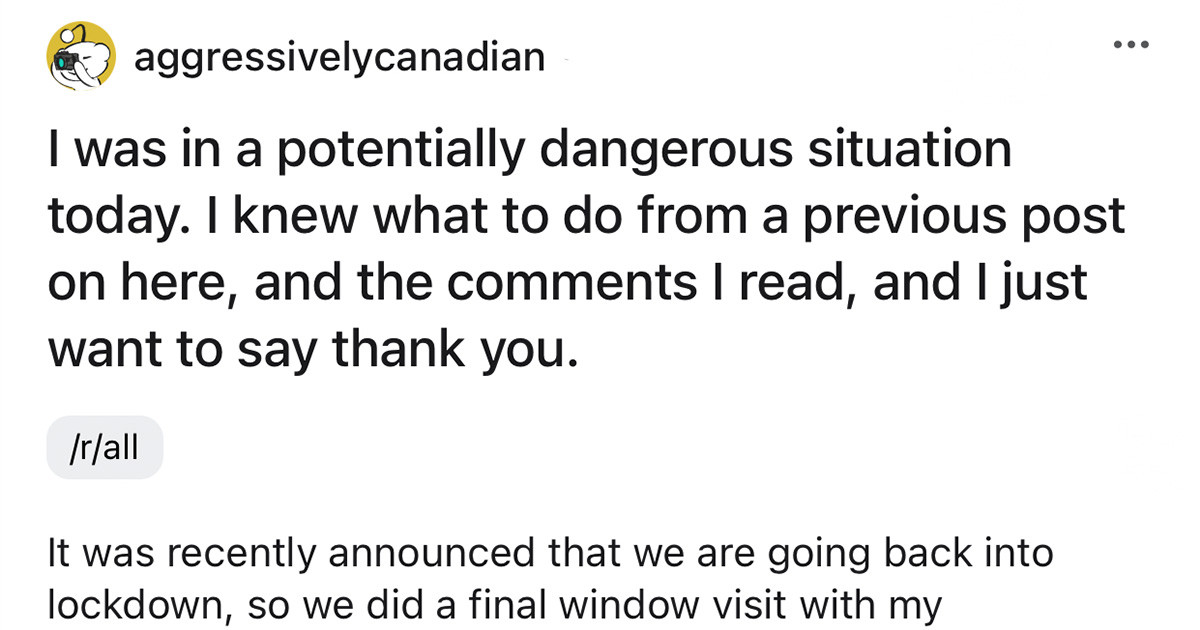 This Woman Avoided A Man Stalking Her By Following A Tip She Read Online