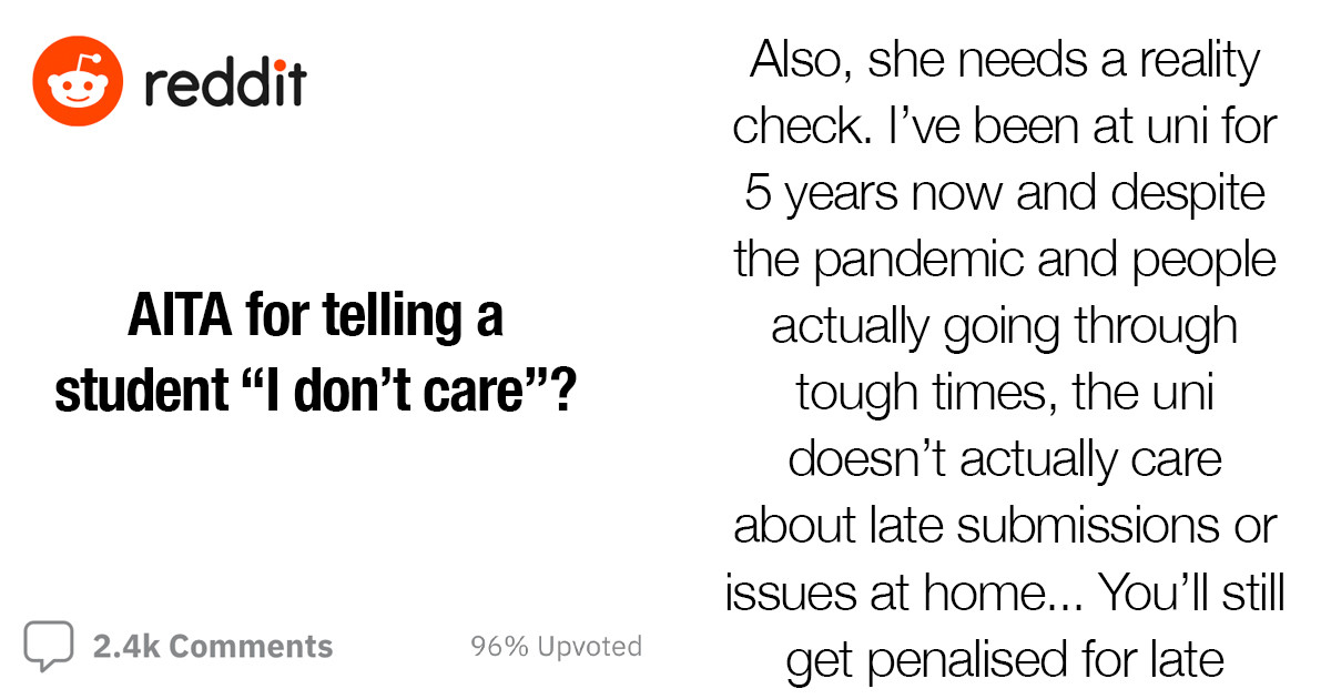 Teacher Finally Gives Up On His Students' Lies And Tells Them "I Don't Care"