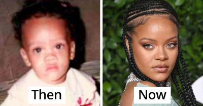 17 Before and After Photos of Celebrity Ladies Who Transformed from Little Girls to Red Carpet Queens