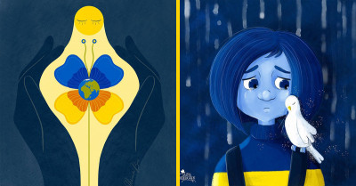 Art Depicting Emotions Behind The Ukraine-Russia War Are Heart-Wrenching