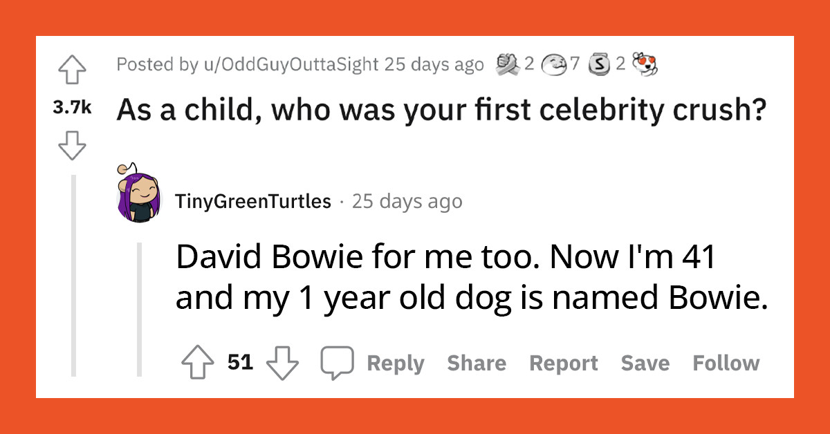 Redditors Admit Who Their Celebrity Childhood Crushes Are In A Subreddit Thread