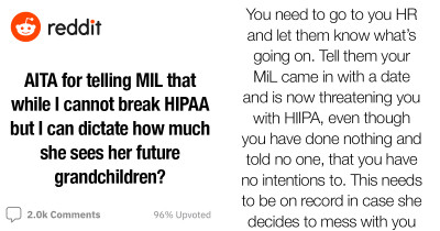 Mother-In-Law Threatens Redditor's Career As A Nurse If She Tells Anyone Her Secret