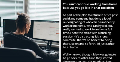 Dissatisfied Employee Fools The Managers Into Thinking He Is Working More Than He Is Because They Wouldn’t Let Him Work From Home