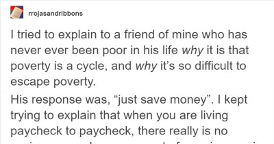 Poor Person Explained What Invisible Poverty Looks Like To His Rich Friend And It Will Change Your Perception Of Life