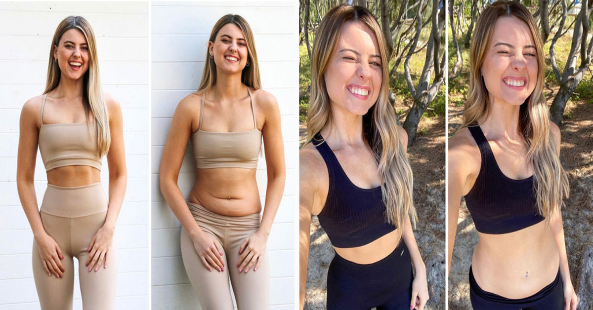 Woman Shows Everyone How Influencers Fake The Perfect Body On Social Media