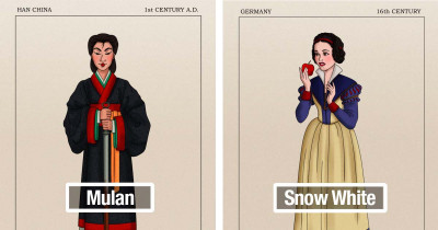 Illustrator Depicts Disney Characters In A More Historically Accurate Style