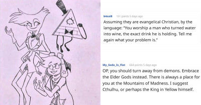 Choosing Beggar Mom Demands A Refund And Tells An Artist To Repent Over A $20 'Demonic' Drawing Her Daughter Commissioned