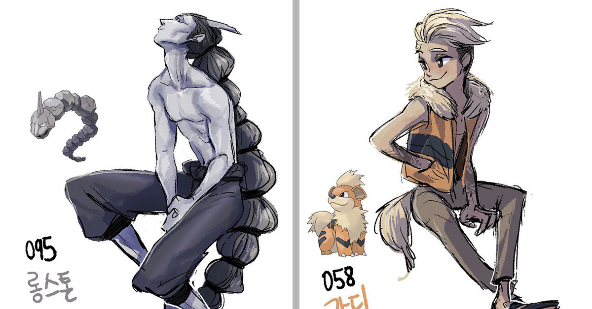50 Pokémon Drawings That Show What They Would Look Like As Humans
