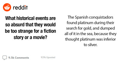 14 Redditors Chime In On What They Believe Are The Most Absurd Historical Events Imaginable