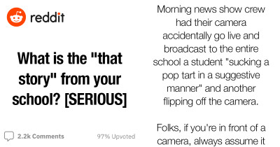 People Online Share School Day Stories That They Can’t Forget in a Hurry, and Here Are 20 of Them