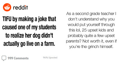 Teacher Makes A Joke That Made One Of His Young Students Realize Her Dog Didn’t Go To The Farm