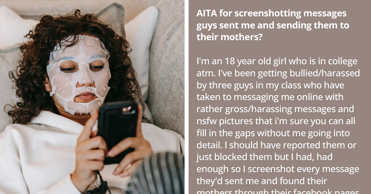Redditors Applaud Lady Who Screenshotted the Unsolicited Texts Sent to Her by Classmates and Sent Them to Their Parents